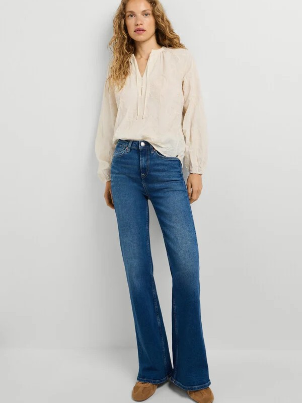 Παντελόνι τζίν high-rise Flare Willa Blue Pepe jeans