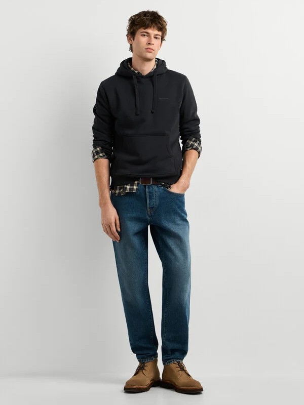 Φούτερ με κουκούλα Jefferson hoodie Black Pepe jeans