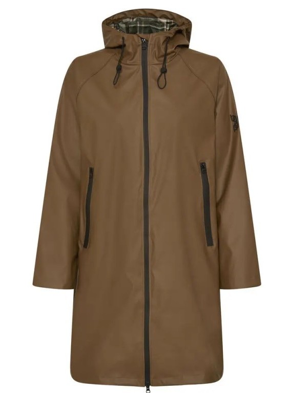 Αδιάβροχη καπαρτίνα Byavan zipper coat Brown B.young
