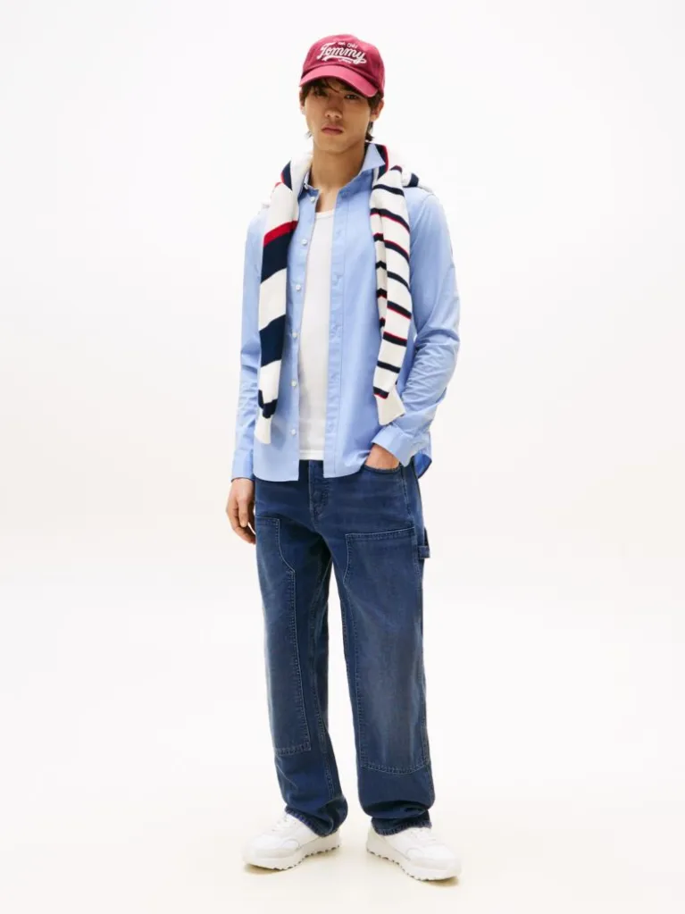 Πουκάμισο Original Stretch Lavender Lustre Tommy Jeans