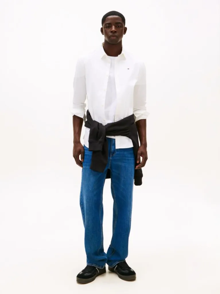 Πουκάμισο Original Stretch Classic White Tommy Jeans