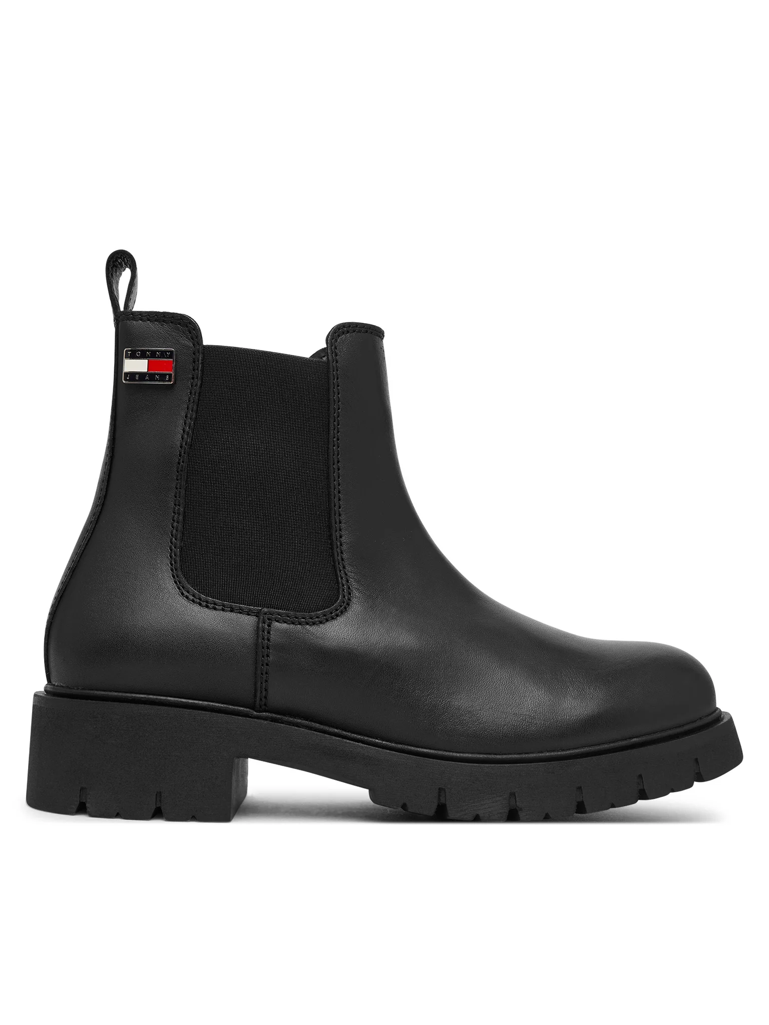 Μποτάκια γυναικεία TJW Cleated chelsea Black Tommy jeans