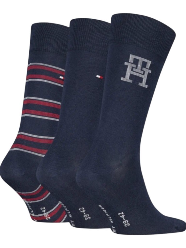 Κάλτσες 3pack giftbox monogram Blue Tommy jeans