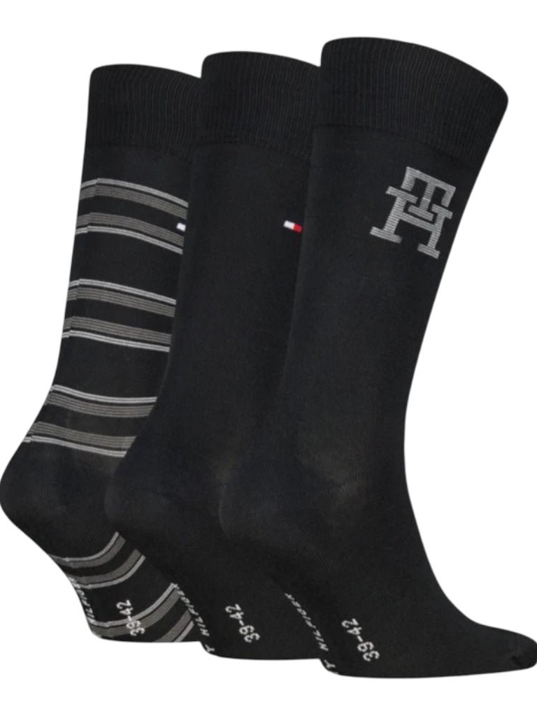 Κάλτσες 3pack giftbox monogram Black Tommy jeans