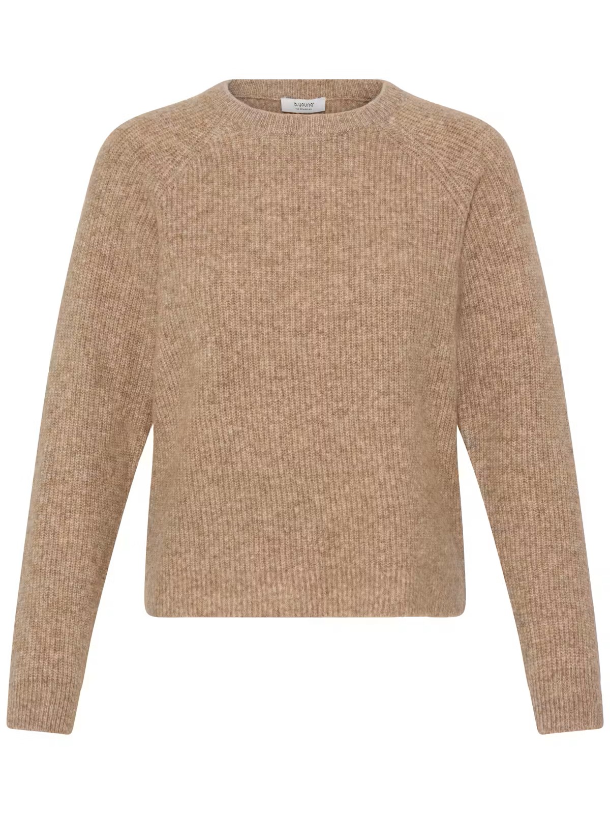 Πουλόβερ γυναικείο πλεκτό Byotaja Beige B.young