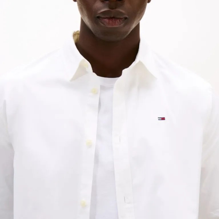 Πουκάμισο Original Stretch Classic White Tommy Jeans