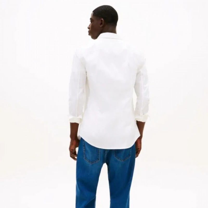 Πουκάμισο Original Stretch Classic White Tommy Jeans