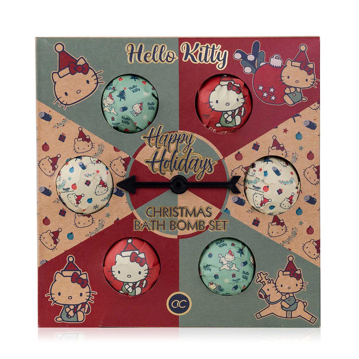 Bath fizzer gift box Hello Kitty - Happy Christmas - Accentra