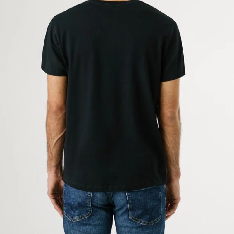 T-shirt Eggo Black Pepe jeans
