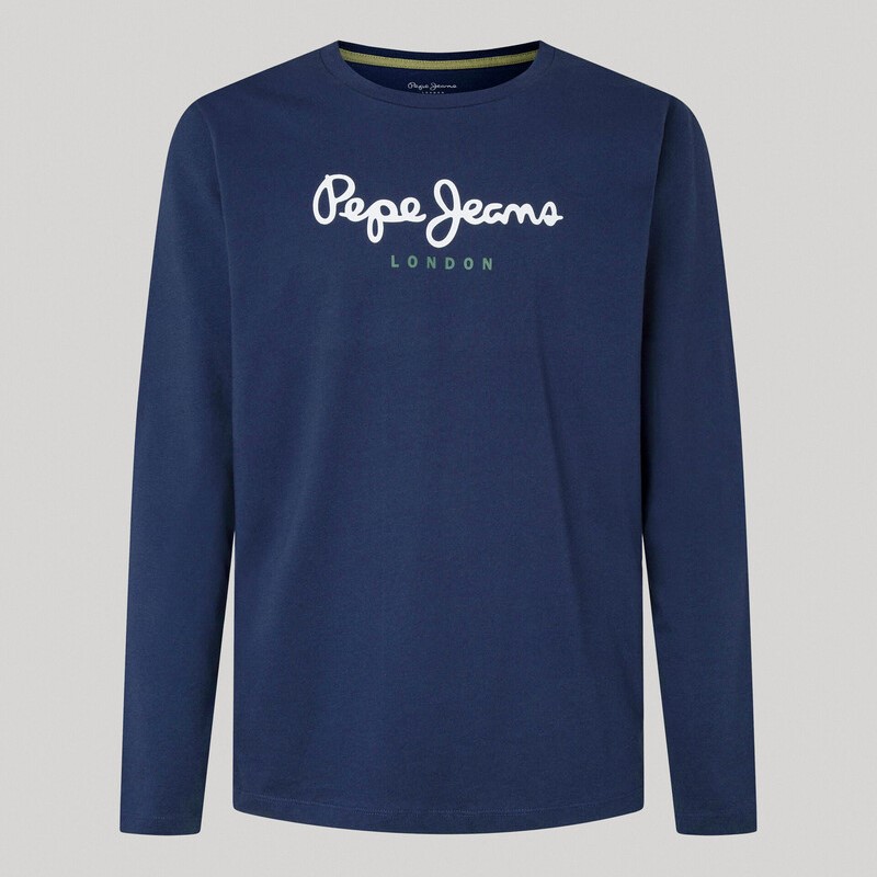 Μπλούζα με μακρύ μανίκι Eggo Long Navy Pepe Jeans