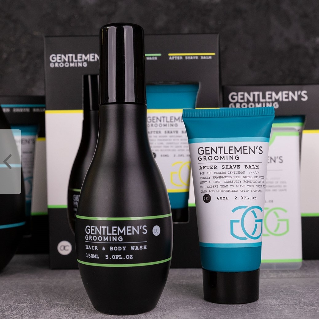 Ανδρικό σετ περιποίησης με αφρόλουτρο & after shave, Gentlemen's grooming Accentra