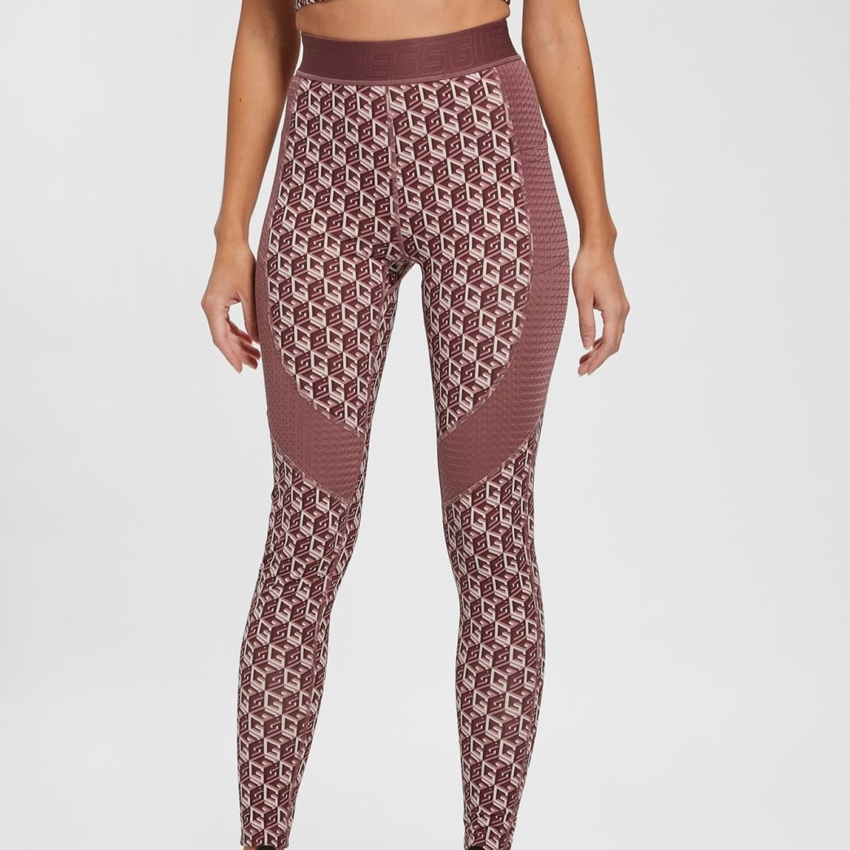 Κολάν με λογότυπο all over Guess