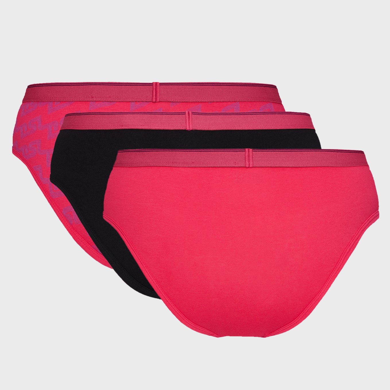 Slips Damen 3pack set UFPN OXYS Black-Fuchsia Diesel