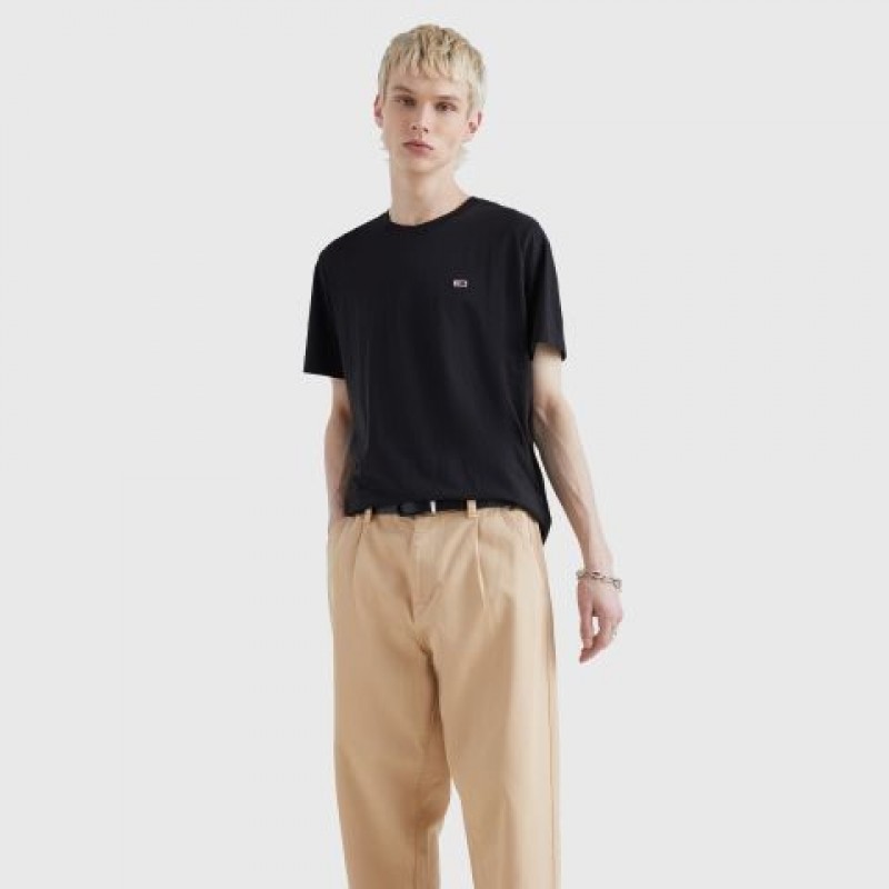 T-shirt TJM Classic Jersey C neck Black Tommy Jeans