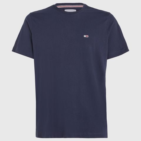 Μπλούζα με κοντό μανίκι TJM Classic Jersey C neck Twilight Navy Tommy Jeans
