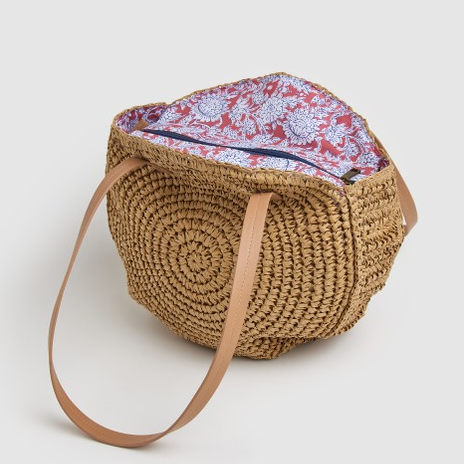 Τσάντα Woven Straw Macarena Buttermilk Pepe Jeans