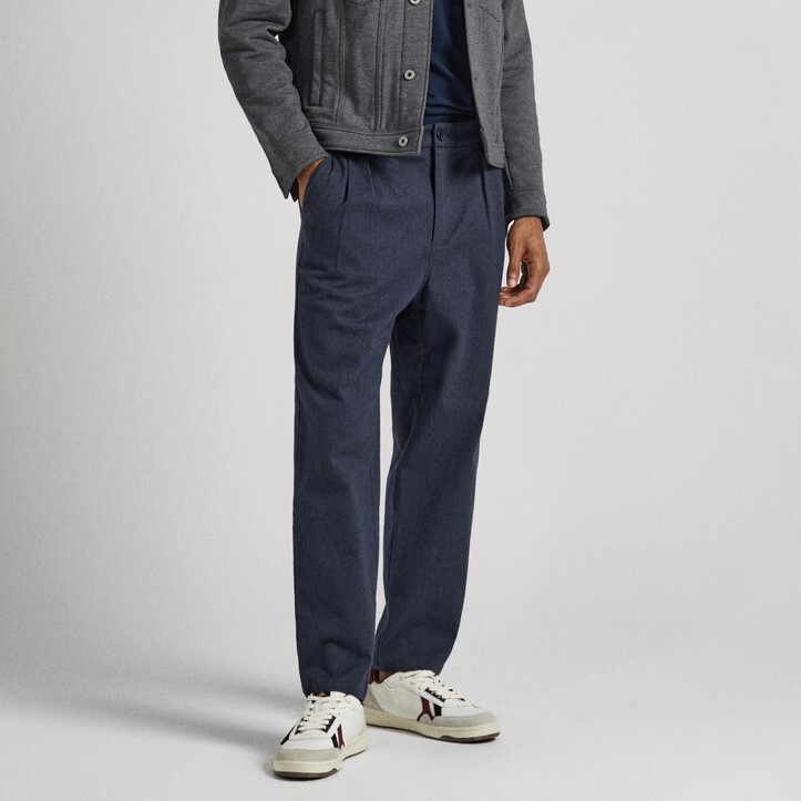 Παντελόνι Chino Herman Dulwich Blue Pepe Jeans