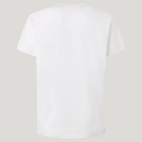 Μπλούζα με κοντό μανίκι Eggo White Pepe Jeans