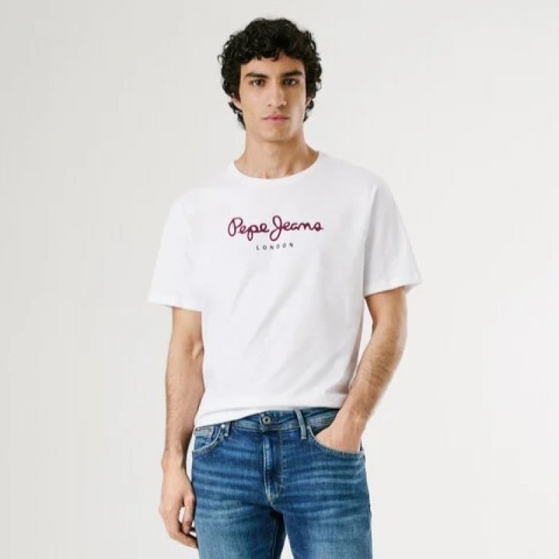 T-shirt Eggo White Pepe Jeans