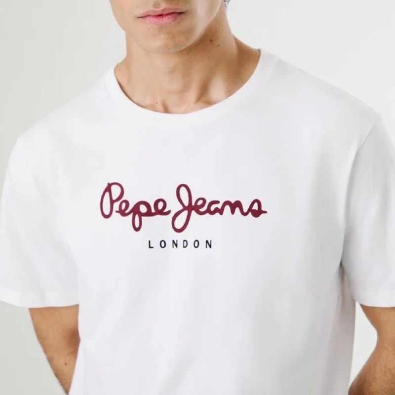 T-shirt Eggo White Pepe Jeans