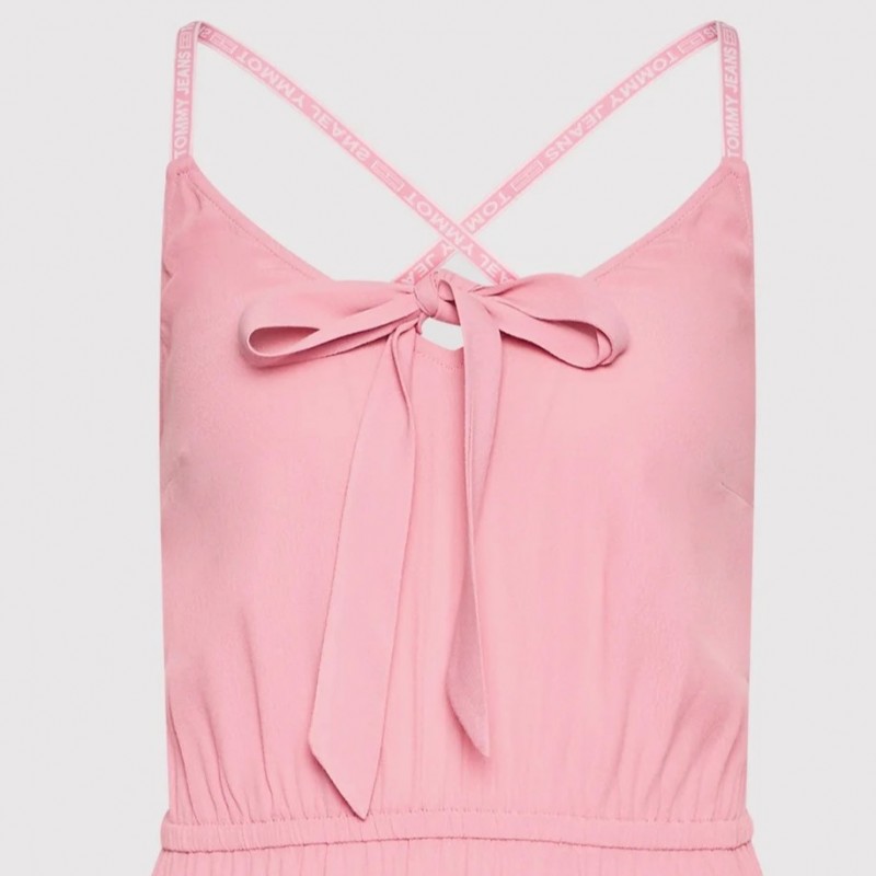 Φόρεμα Mini TJW Essential Strappy Fresh Pink Tommy Jeans