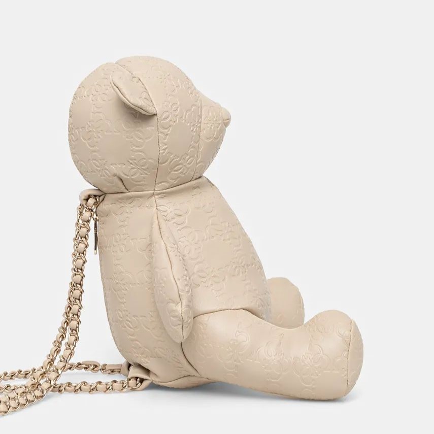 Σακίδιο πλάτης All over 4G Logo Bear Beige Guess