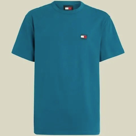 Μπλούζα με κοντό μανίκι TJM Reg Badge Timeless Teal Tommy Jeans