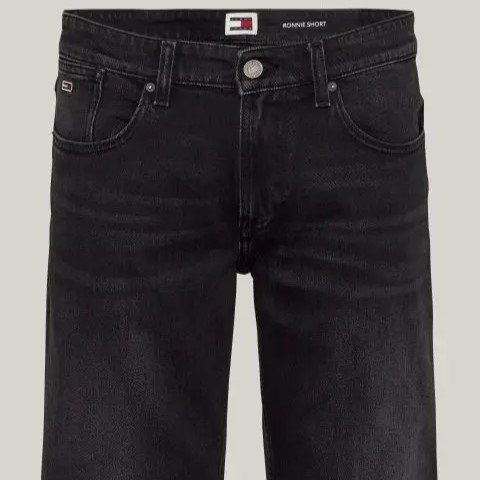 Βερμούδα τζιν Ronnie Denim Black Tommy Jeans
