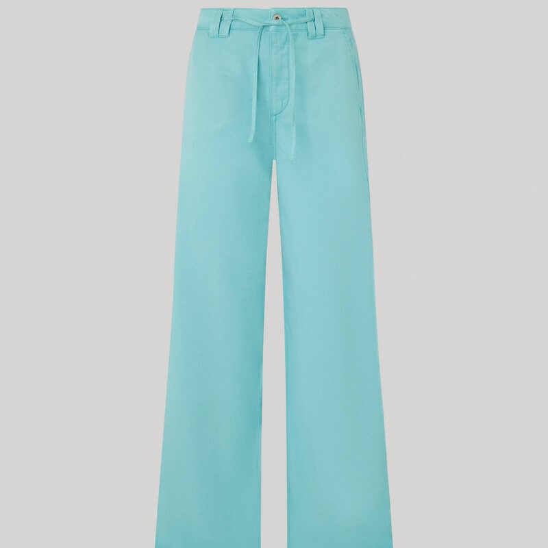 Trouser with pockets Tammy Wave Blue Pepe Jeans
