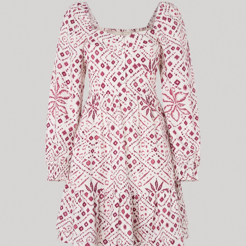 Mini dress with geometric print Doxa Pepe Jeans