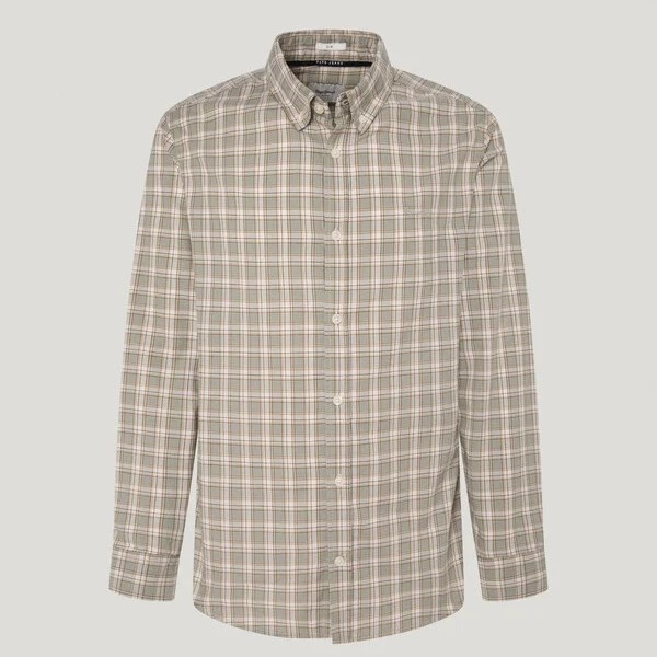 Πουκάμισο Checked Slim Winter Mint Green Pepe Jeans