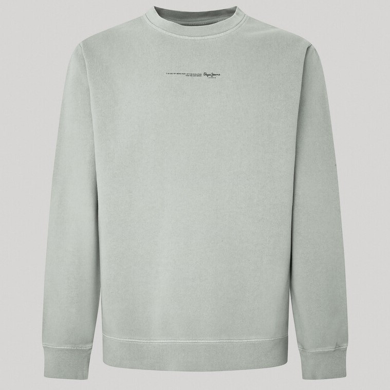 Φούτερ βαμβακερό Dave Crew Palm Green Pepe Jeans