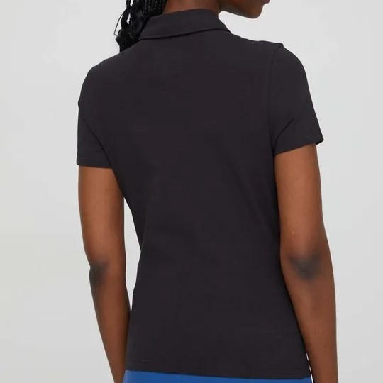 Πόλο με κοντό μανίκι TJW Slim Essential Black Tommy Jeans