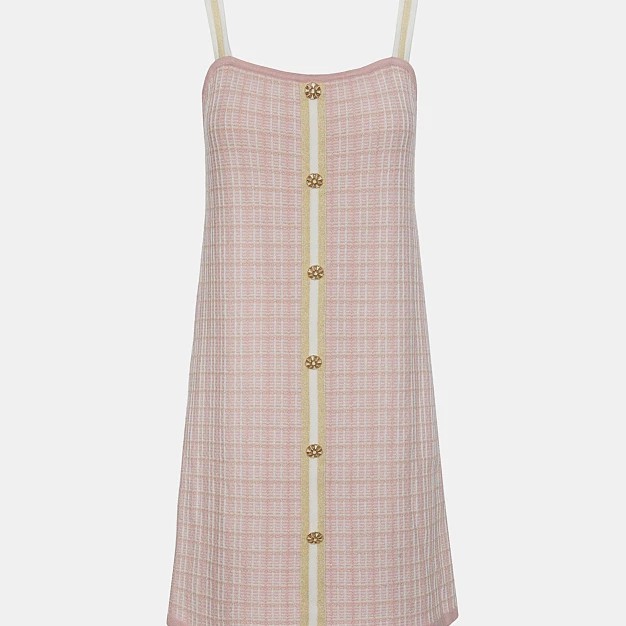 Φόρεμα μίνι tweed pink Lynne