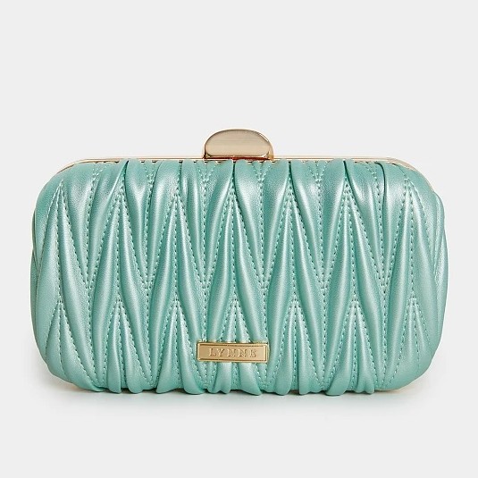 Quilted bag with leather look Mint Lynne