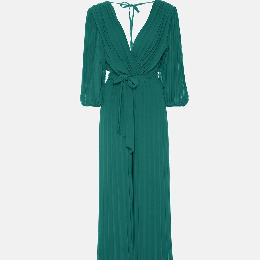 Jumpsuit pleated maxi Lynne