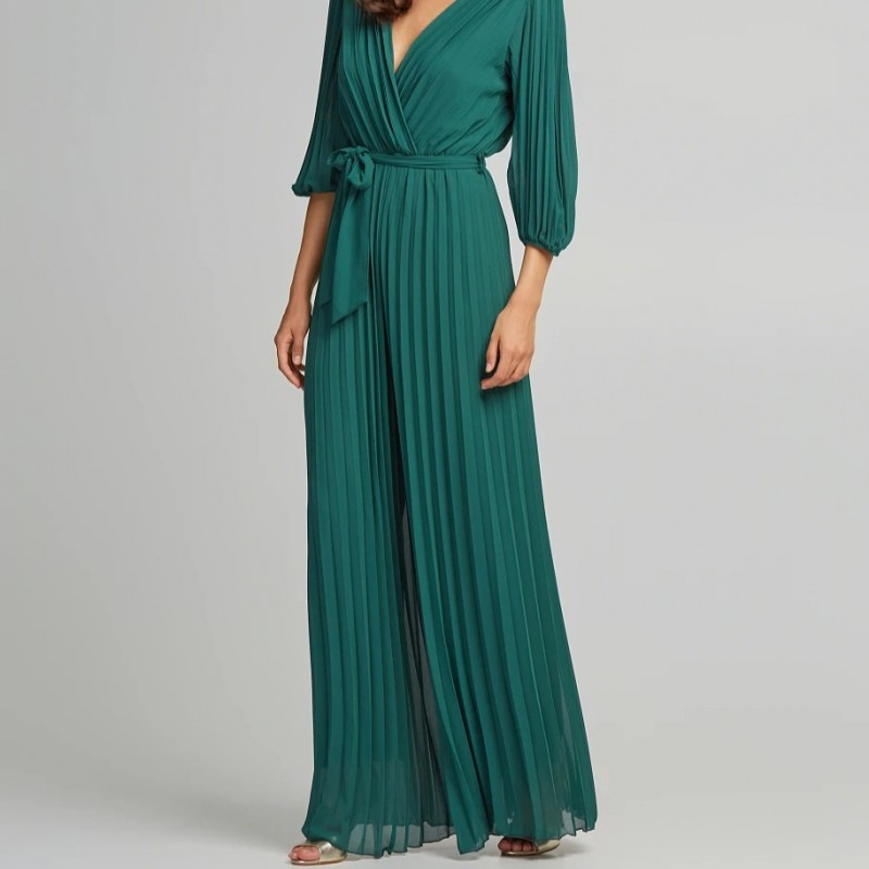 Jumpsuit pleated maxi Lynne