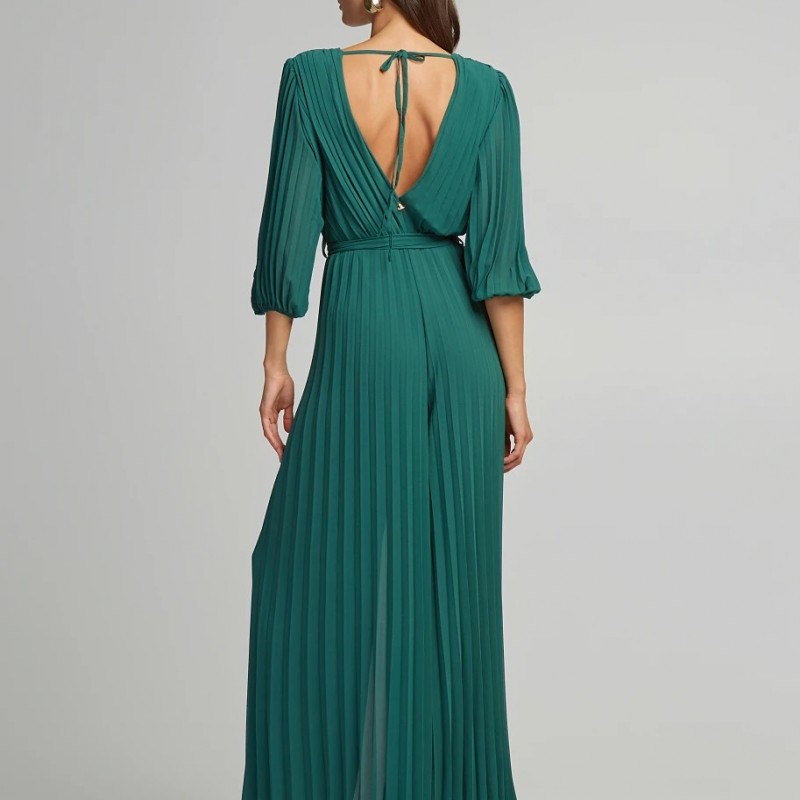 Jumpsuit pleated maxi Lynne