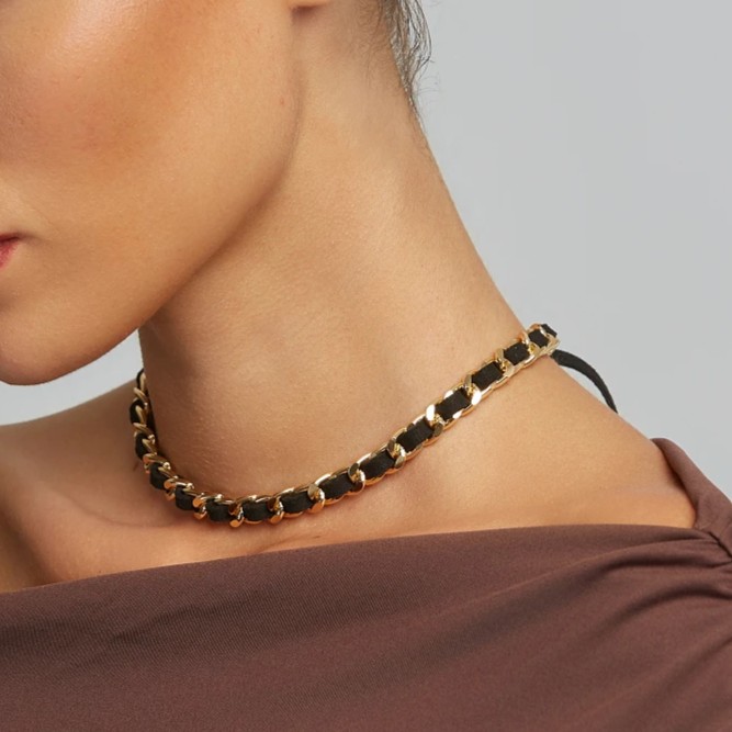 Κολιέ αλυσίδα σε χρυσή όψη Gold Lynne