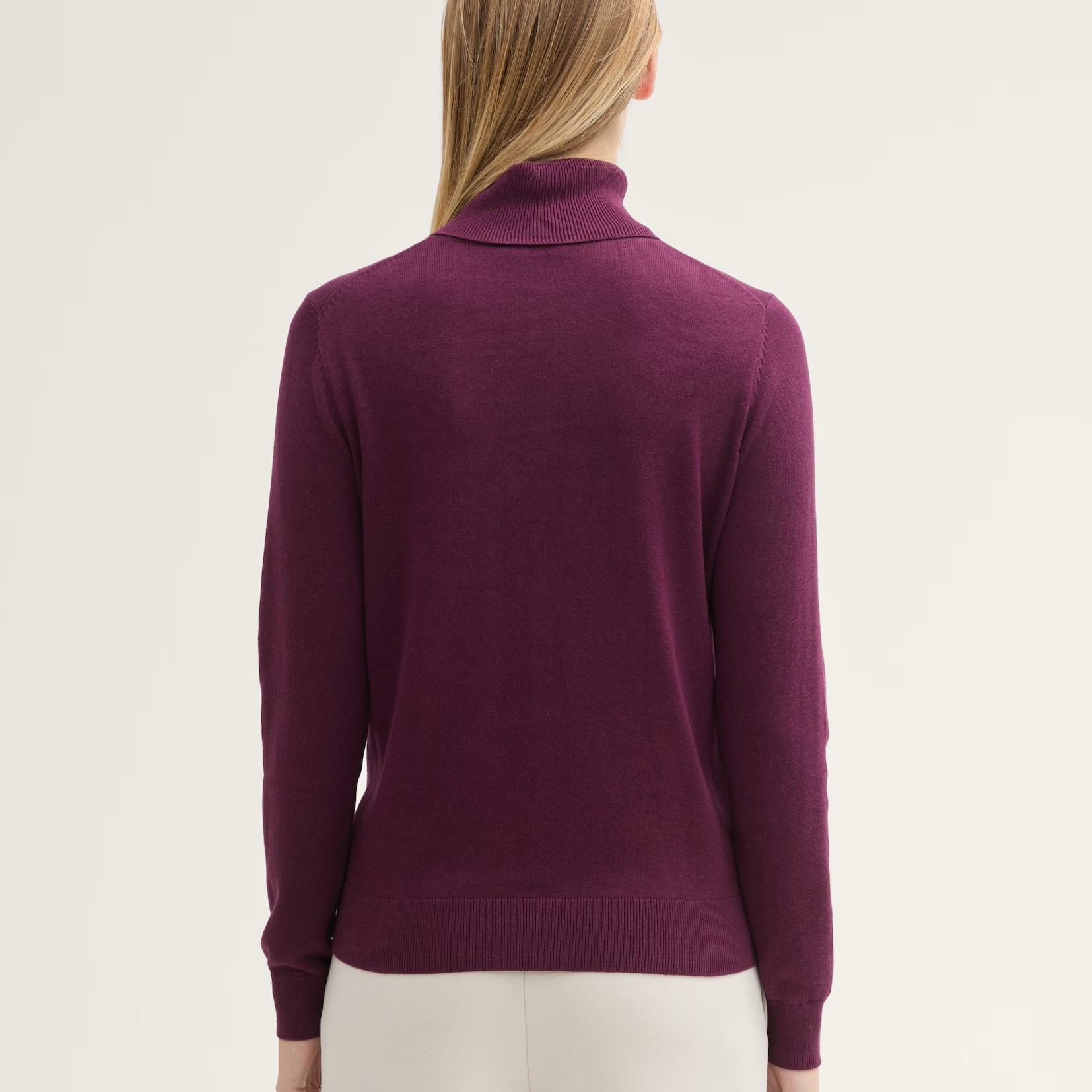 Πλεκτό ζιβάγκο Basic Blackberry Tom Tailor