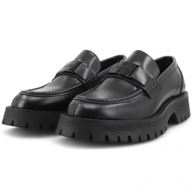 Παπούτσια ανδρικά loafers Gorizia II Black Guess