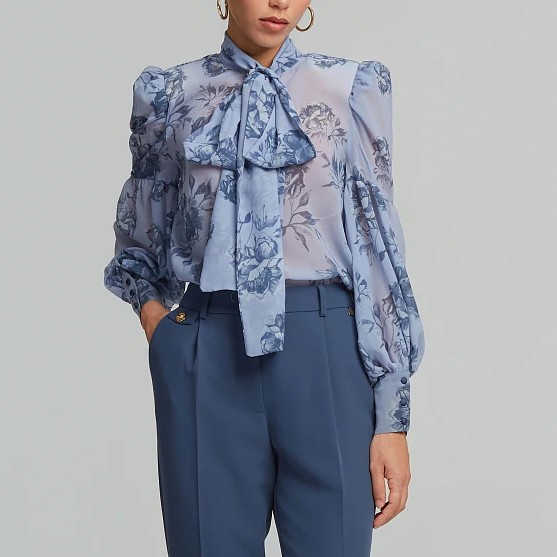 Μπλούζα με μακρύ μανίκι εμπριμέ Ciel Lynne