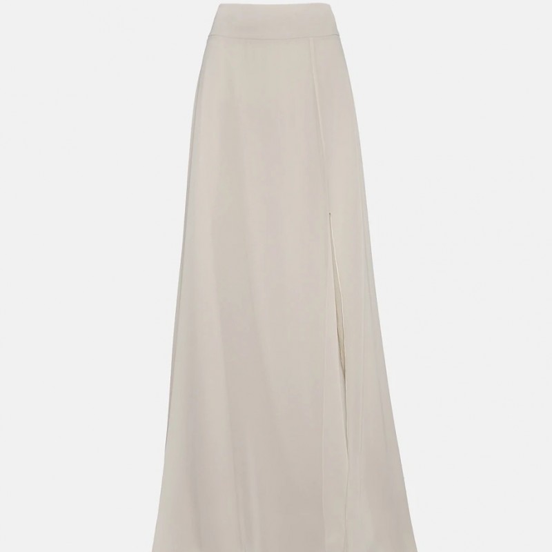 Skirt maxi muslin Beige Lynne