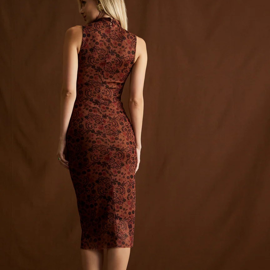 Φόρεμα μίντι Ira  Brown Enzzo