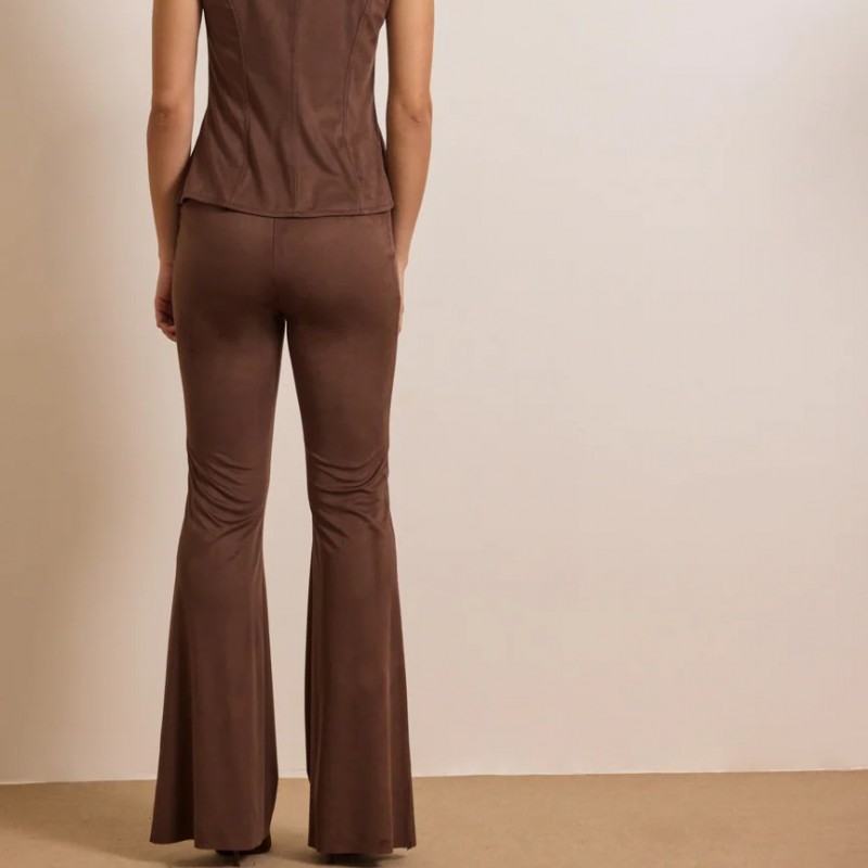 Παντελόνι ίσιο ψηλόμεσο Liana Brown Enzzo