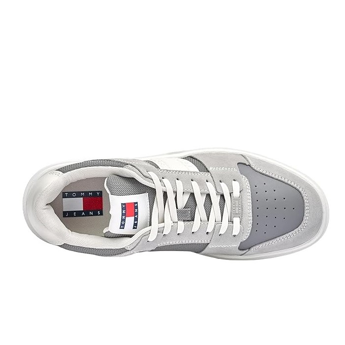 Παπούτσια ανδρικά The Brooklyn Mix Mat Grey Tommy Jeans