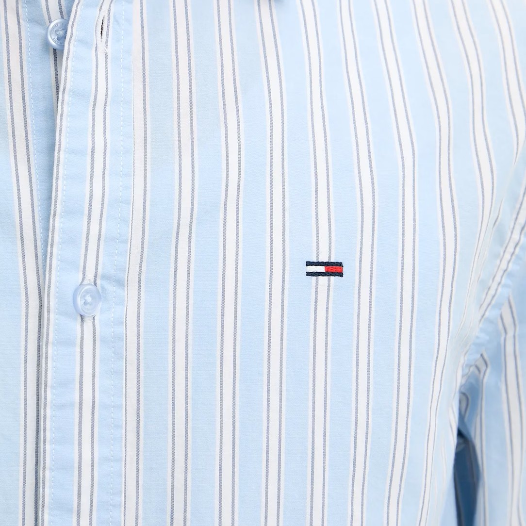 Πουκάμισο TJM Essnt poplin blue Tommy jeans