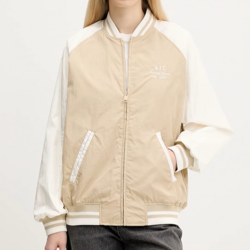 Jacket bomber souvenir beige Tommy jeans