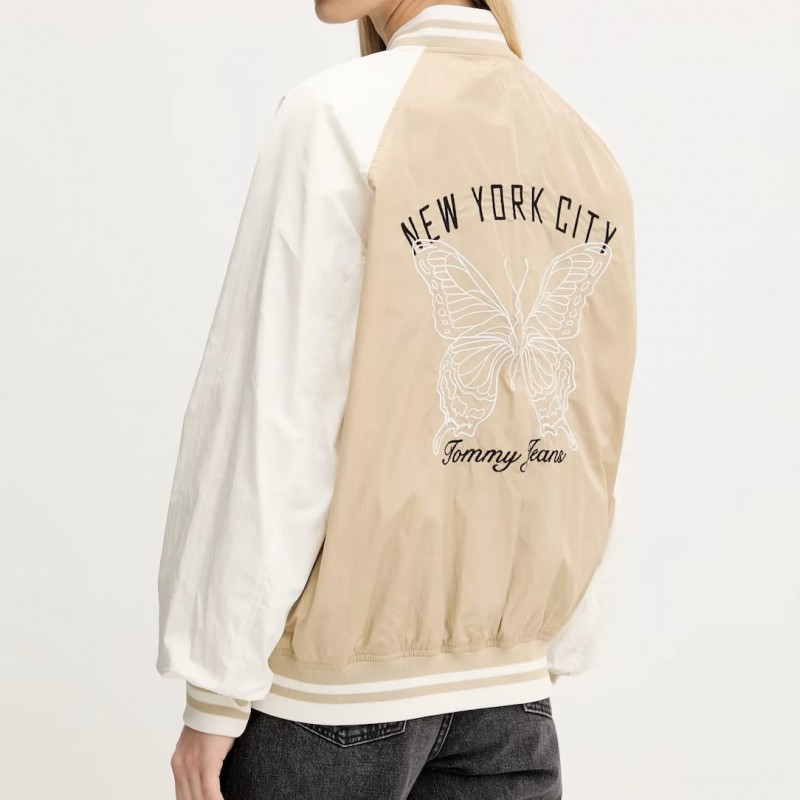 Jacket bomber souvenir beige Tommy jeans