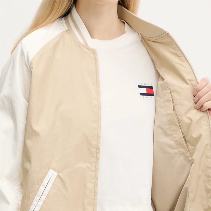 Jacket bomber souvenir beige Tommy jeans